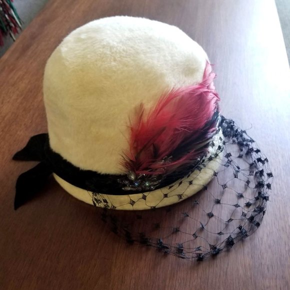 Vintage Flapper Hat Bejeweled main image 4